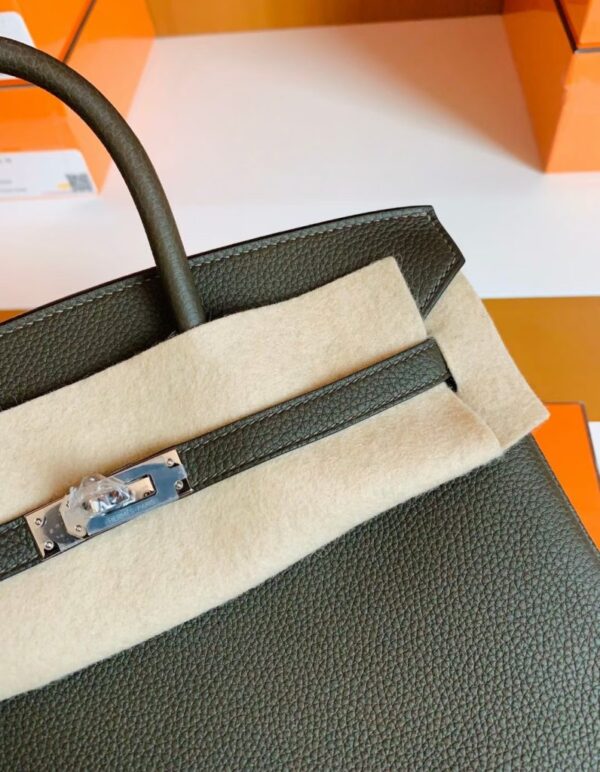 mmexport1683947304237-796x1024-1 Hermes Birkin Togo CK46 charcoal grey Silver Hardware 25cm Full Handmade