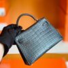 mmexport1683947627400-1024x749-1 Hermes Mini Kelly Matte Alligator ck84 Graphite grey Gold Hardware 19cm Full Handmade