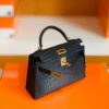 mmexport1683947634482-1024x768-1 Hermes Mini Kelly Matte Alligator ck84 Graphite grey Gold Hardware 19cm Full Handmade