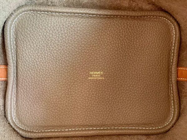mmexport1686297696461-1-1024x768-1 Hermes Picotin Togo CK18 Etoupe Grey & CK37 Golden Brown Gold Hardware 18cm Full Handmade