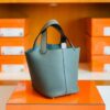 mmexport1686297717299-1-1024x781-1 Hermes Picotin TC 63 Almond green Silver Hardware 18cm Full Handmade