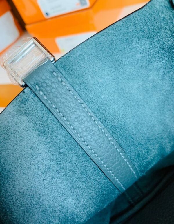 mmexport1686297723432-1-794x1024-1 Hermes Picotin TC 63 Almond green Silver Hardware 18cm Full Handmade