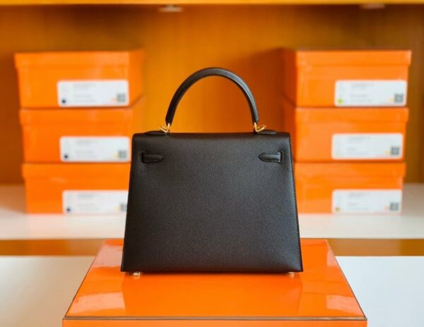 mmexport1686298073608-1024x791-1 Hermes Kelly Epsom CK89 Black Gold Hardware 25cm Full Handmade