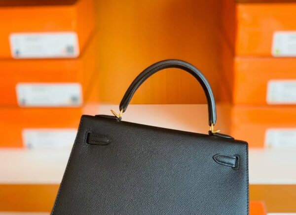 mmexport1686298076161-1024x743-1 Hermes Kelly Epsom CK89 Black Gold Hardware 25cm Full Handmade