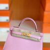 Hermes Mini Kelly Sellier Epsom X9 mallow purple Gold Hardware 19cm Full Handmade