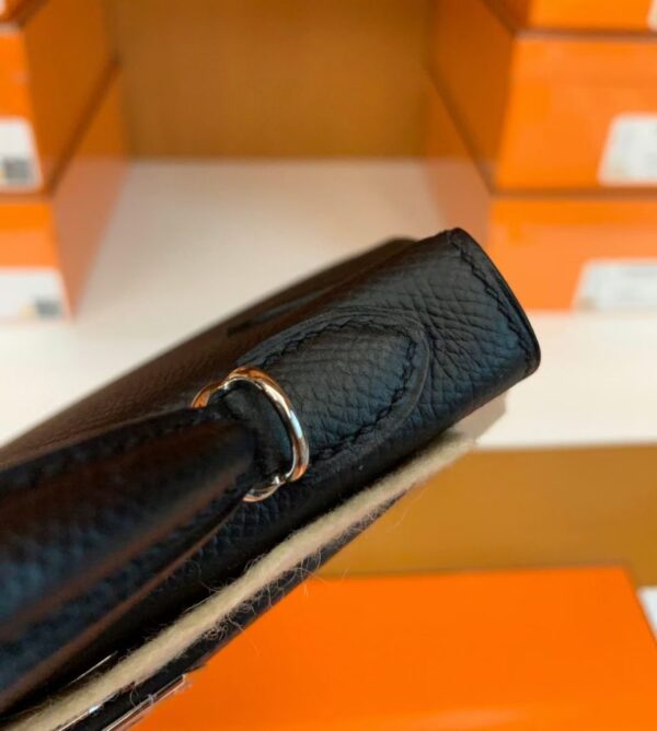 mmexport1686298843561-920x1024-1 Hermes Mini Kelly Epsom CK89 Black Silver Hardware 19cm Full Handmade