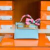 Hermes Mini Kelly Epsom 6u Light Blue Gold Hardware 19cm Full Handmade