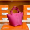 Hermes Picotin TC L3 Rose purple Gold Hardware 18cm Full Handmade