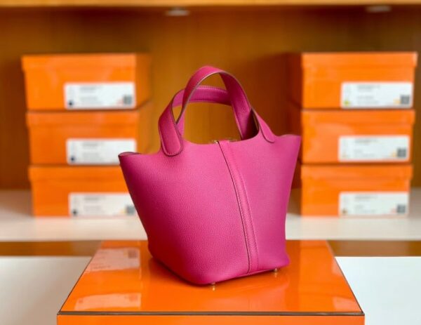 mmexport1686299191508-1024x791-1 Hermes Picotin TC L3 Rose purple Gold Hardware 18cm Full Handmade