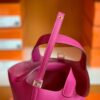 Hermes Picotin TC L3 Rose purple Gold Hardware 18cm Full Handmade