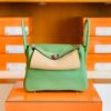Hermes Lindy Togo 3i Avocado green Silver Hardware 26cm Full Handmade