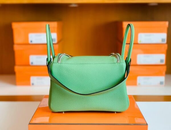 mmexport1686299242770-1024x781-1 Hermes Lindy Togo 3i Avocado green Silver Hardware 26cm Full Handmade
