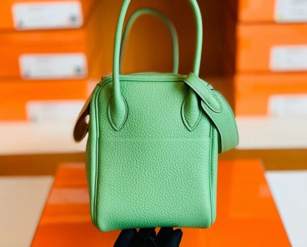 mmexport1686299245711-1024x825-1 Hermes Lindy Togo 3i Avocado green Silver Hardware 26cm Full Handmade