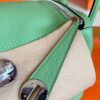 Hermes Lindy Togo 3i Avocado green Silver Hardware 26cm Full Handmade