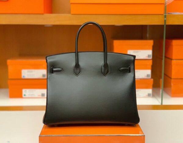 mmexport1687341682910-1024x800-1 Hermes Birkin box Leather ck89 so-black Black Buckle Silver Hardware 35cm Full Handmade