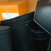 Hermes Birkin box Leather ck89 so-black Black Buckle Silver Hardware 35cm Full Handmade