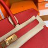 Hermes Birkin Togo Q5 Bright Red Gold Hardware 30cm Full Handmade