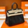 mmexport1687341792986-768x1024-1 Hermes Birkin Lizard CK89 Black Silver Hardware 25cm Full Handmade