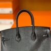 mmexport1687341801917-1024x768-1 Hermes Birkin Lizard CK89 Black Silver Hardware 25cm Full Handmade