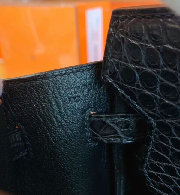mmexport1687341840637-944x1024-1 Hermes Birkin Touch Matte Alligator & Togo ck89 Noir Black Gold Hardware 25cm Full Handmade