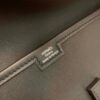 Hermes Jige Wallet Swift ck89 Black 31cm Full Handmade