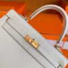 Hermes Kelly Epsom Creamy White Gold Hardware 25cm Full Handmade