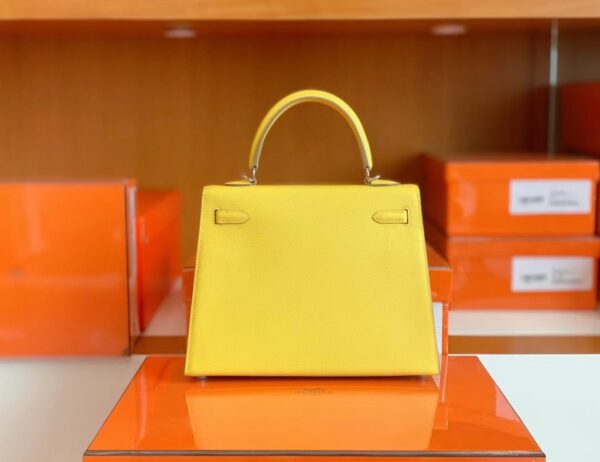mmexport1687342173875-1024x789-1 Hermes Kelly Epsom 9O Lemon yellow Silver Hardware 25cm Full Handmade