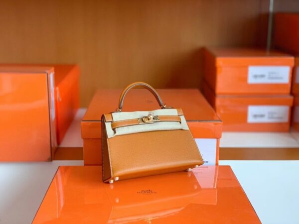 mmexport1687342337544-1024x768-1 Hermes mini Kelly Epsom Light Golden Brown Gold Hardware 19cm Full Handmade