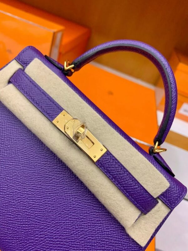 mmexport1687342381050-768x1024-1 Hermes mini Kelly Epsom 9w Dreamy Purple Gold Hardware 19cm Full Handmade
