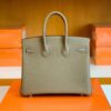 Hermes Birkin Togo Etoupe Grey Gold Hardware 25cm Full Handmade