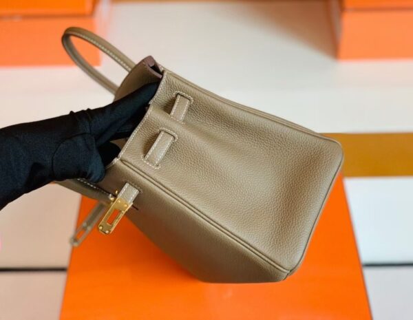 mmexport1688809896573-1024x793-1 Hermes Birkin Togo Etoupe Grey Gold Hardware 25cm Full Handmade