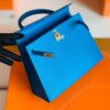 Hermes Kelly Epsom Izmir blue Gold Hardware 25cm Full Handmade