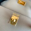Hermes Mini Kelly Epsom M8 asphalt grey Gold Hardware 19cm Full Handmade
