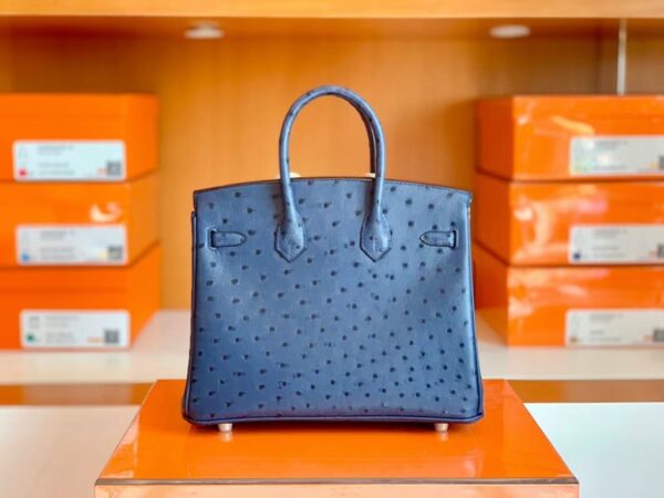 mmexport1690709671747-1024x768-1 Hermes Birkin Ostrich Royal blue Gold Hardware 25cm Full Handmade