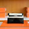 mmexport1690709857138-1024x768-1 Hermes Mini Kelly pochette shiny alligator crocodile ck89 Black Silver Hardware 22cm Full Handmade