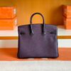 Hermes Birkin Touch Togo & Matte crocodile Grape purple Gold Hardware 25cm Full Handmade