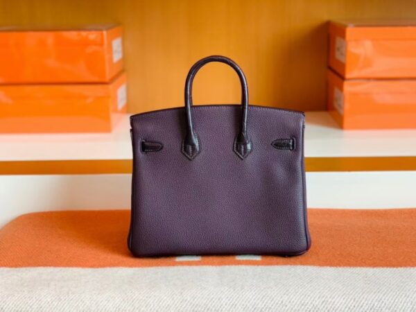 mmexport1690710232823-1024x768-1 Hermes Birkin Touch Togo & Matte crocodile Grape purple Gold Hardware 25cm Full Handmade
