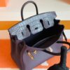 Hermes Birkin Touch Togo & Matte crocodile Grape purple Gold Hardware 25cm Full Handmade