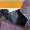 Hermes Birkin Touch Togo & Matte crocodile Grape purple Gold Hardware 25cm Full Handmade