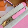 Hermès kelly Epsom 1Q New sakura pink Gold Hardware 28cm Full Handmade