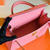 Hermès kelly Epsom 1Q New sakura pink Gold Hardware 28cm Full Handmade