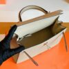 Hermès kelly Epsom s2 Light Grey Silver Hardware 25cm Full Handmade