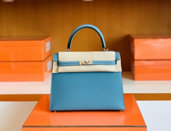mmexport1691336934005-1024x787-1 Hermès kelly Epsom ck75 Denim blue Silver Hardware 25cm Full Handmade