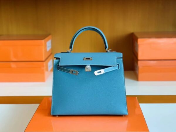 mmexport1691336937825-1024x768-1 Hermès kelly Epsom ck75 Denim blue Silver Hardware 25cm Full Handmade