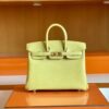 Hermès Birkin Togo 1z Light Yellow Gold Hardware 25cm Full Handmade