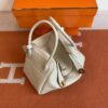 Hermès Lindy TC i2 Creamy White & Orange Gold Hardware 26cm Full Handmade