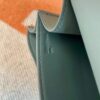 Hermès mini Consatnce Epsom ck63 Almond green Gold Hardware 18cm Full Handmade