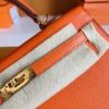 Hermès Kelly epsom ck93 orange Gold Hardware 25cm Full Handmade