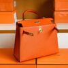 Hermès Kelly epsom ck93 orange Gold Hardware 25cm Full Handmade