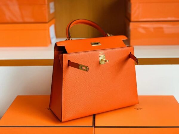 mmexport1692180587101-1024x768-1 Hermès Kelly epsom ck93 orange Gold Hardware 25cm Full Handmade